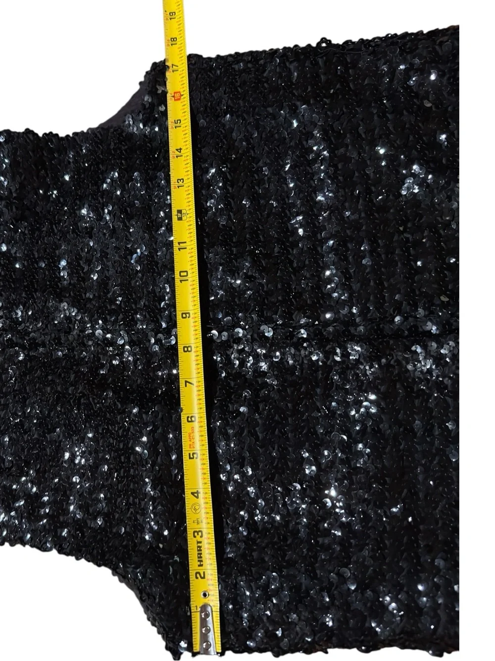 Vintage Black Sequin Sleeveless Cocktail Party Shell Vintage 10 Fit Modern Small